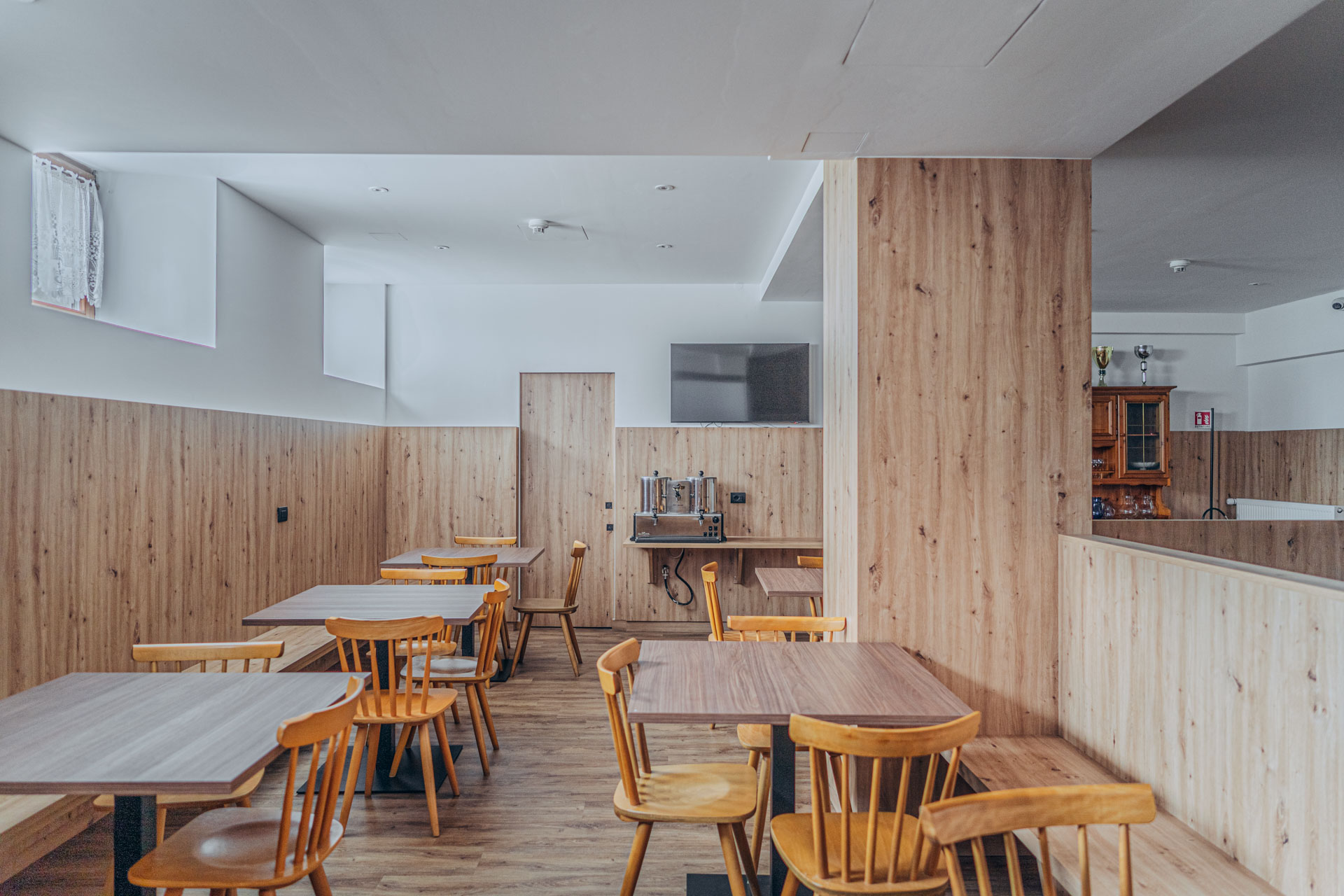Sala comune in legno